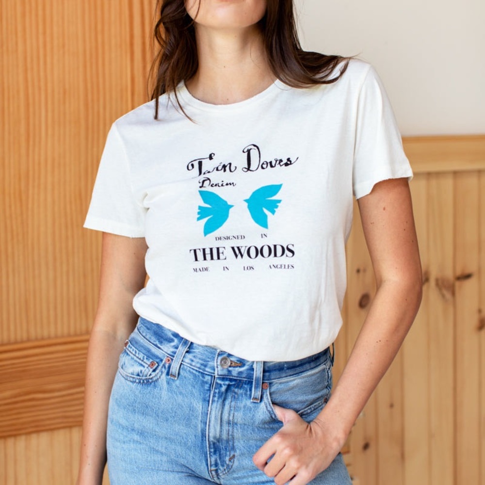 Emerson Fry Twin Doves graphic tee - NIP
